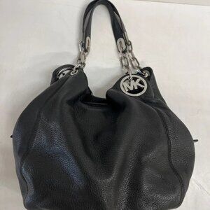 Michael Kors Black Leather hobo bag